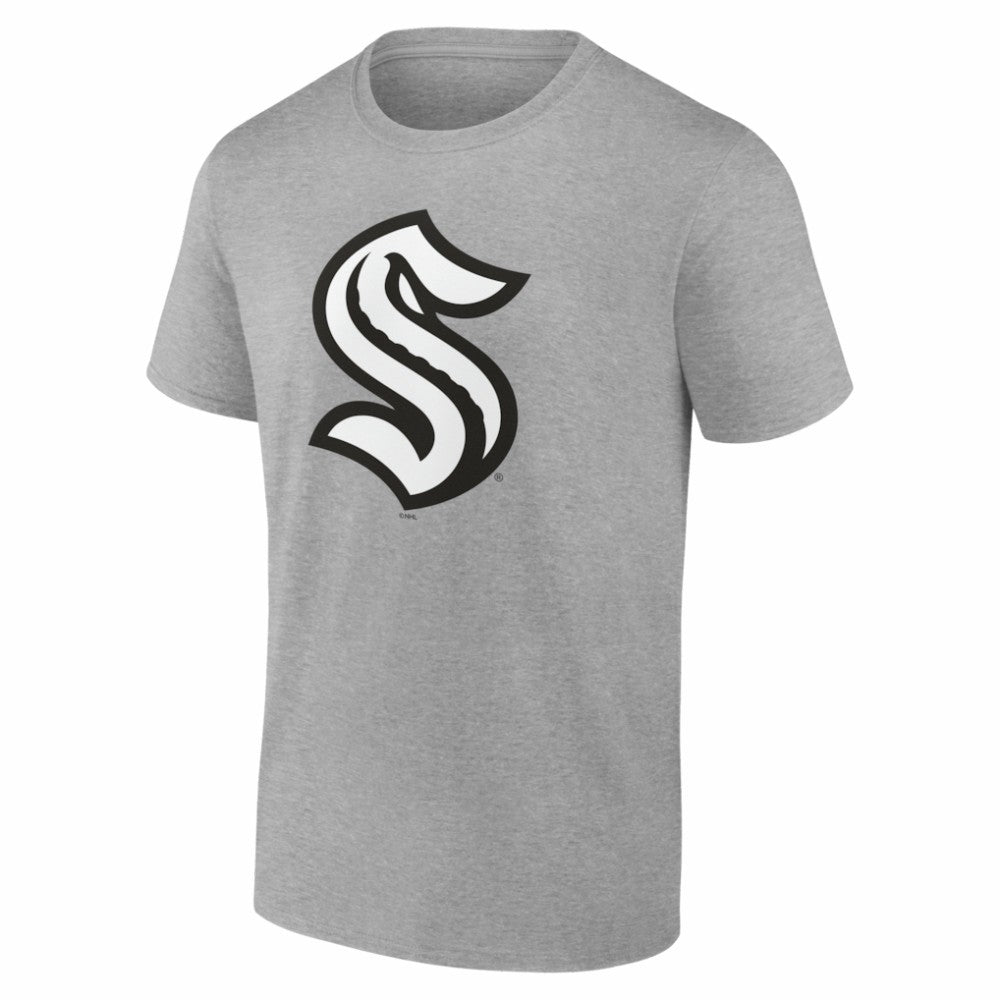 Seattle Kraken Big & Tall Personalized Name & Number Monochrome T-Shirt - Gray | US 203773752