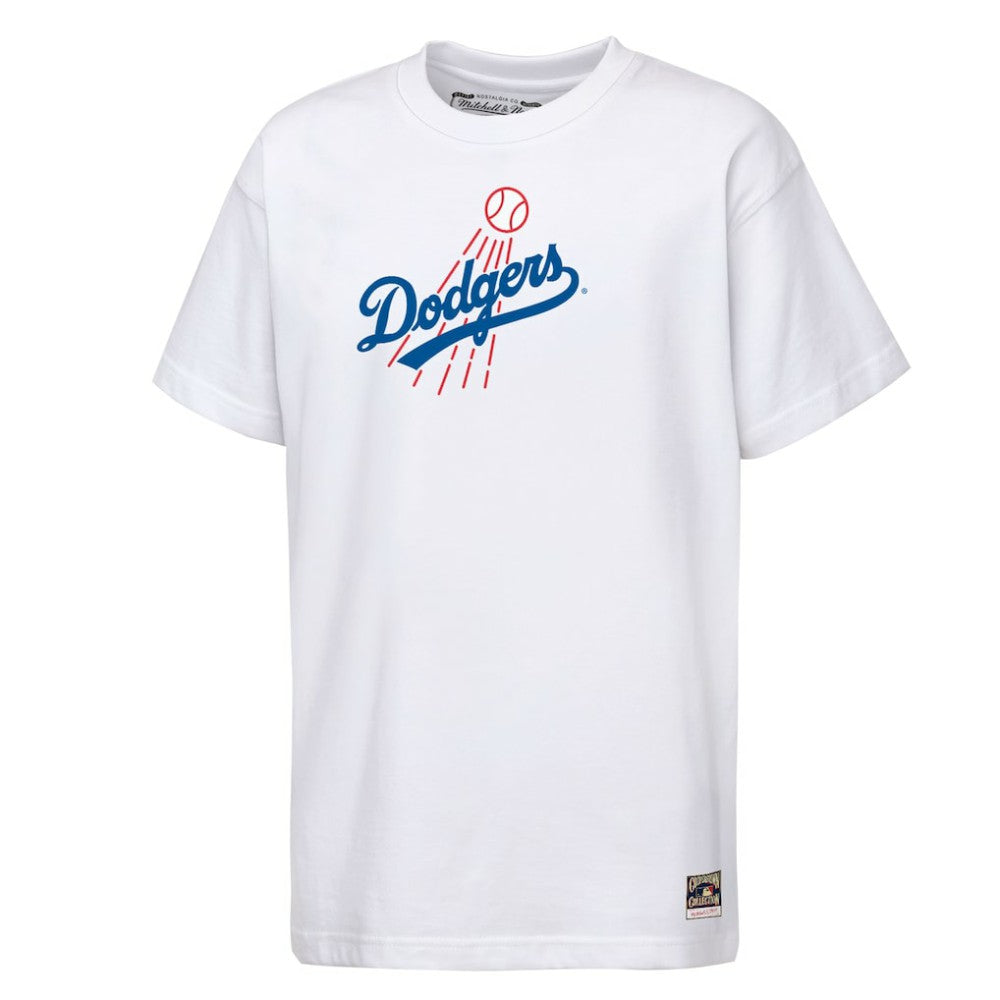 Los Angeles Dodgers Mitchell & Ness Cooperstown Concession T-Shirt - White T-shirts
