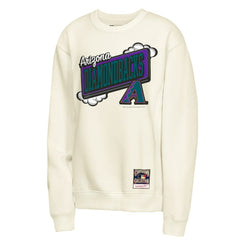 Arizona Diamondbacks Mitchell & Ness Youth Retro Billboard Sweatshirt - Natural Sweatshirts