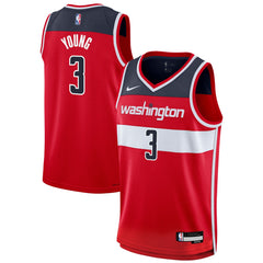 Trae Young Washington Wizards Youth Swingman Jersey Icon Edition Red - Nike