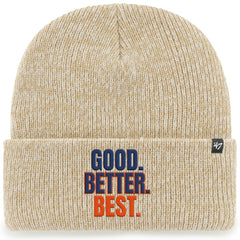 Chicago Bears '47 Good. Better. Best. Cuffed Knit Hat - Khaki Hats