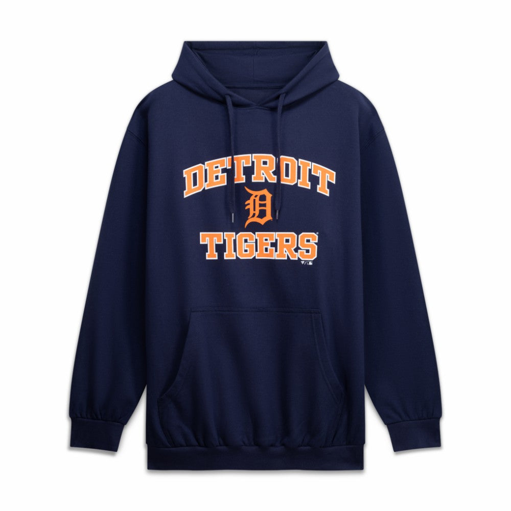 Detroit Tigers Fanatics Big & Tall Heart & Soul Hoodie - Navy Hoodies