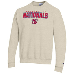 Washington Nationals Champion Eco Powerblend Sweatshirt - Oatmeal Sweatshirts