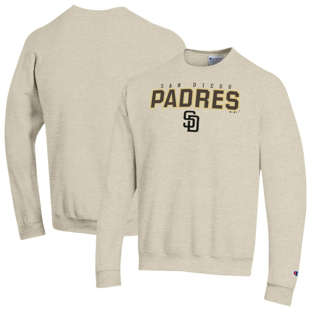 San Diego Padres Champion Eco Powerblend Sweatshirt - Oatmeal Sweatshirts