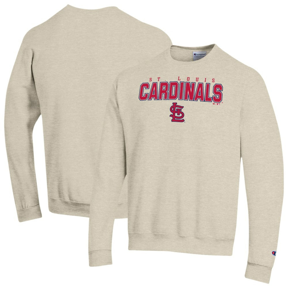 St. Louis Cardinals Champion Eco Powerblend Sweatshirt - Oatmeal Sweatshirts