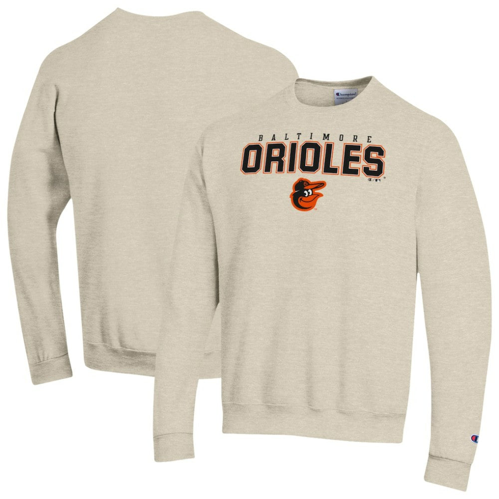 Baltimore Orioles Champion Eco Powerblend Sweatshirt - Oatmeal Sweatshirts