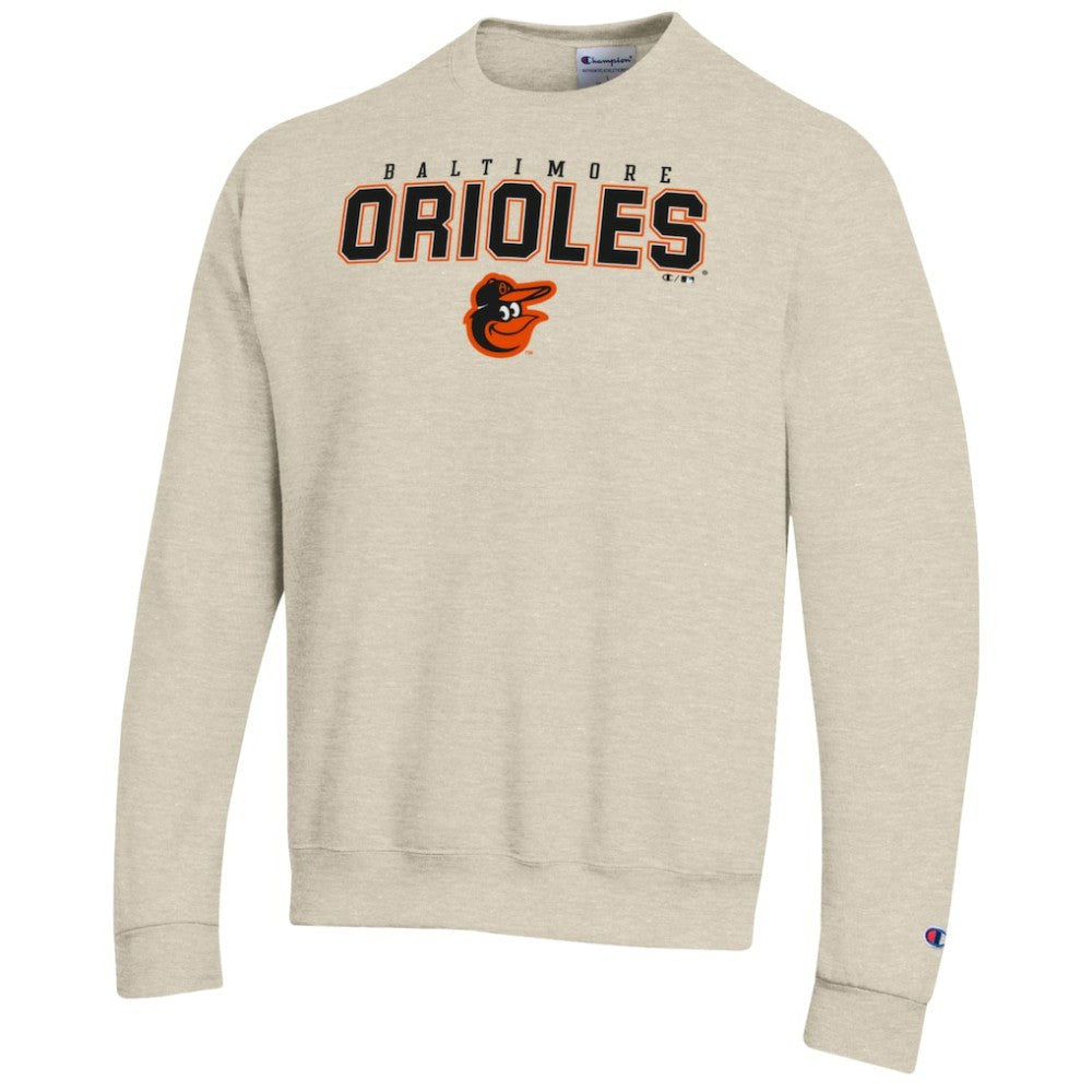 Baltimore Orioles Champion Eco Powerblend Sweatshirt - Oatmeal Sweatshirts