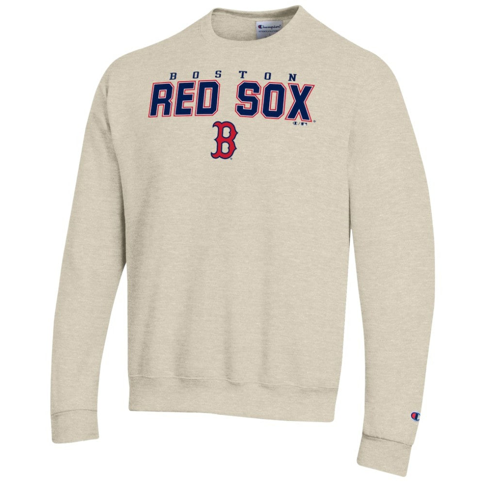 Boston Red Sox Champion Eco Powerblend Sweatshirt - Oatmeal Sweatshirts
