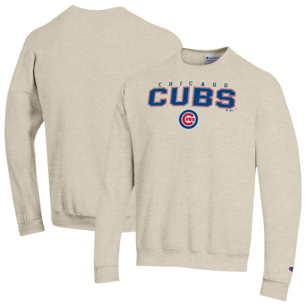 Chicago Cubs Champion Eco Powerblend Sweatshirt - Oatmeal Sweatshirts