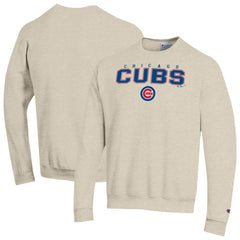 Chicago Cubs Champion Eco Powerblend Sweatshirt - Oatmeal Sweatshirts