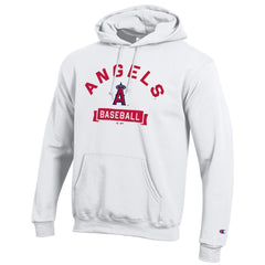 Los Angeles Angels Champion Eco Powerblend Hoodie - White Hoodies