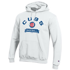 Chicago Cubs Champion Eco Powerblend Hoodie - White Hoodies