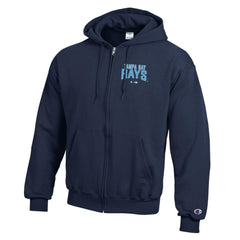 Tampa Bay Rays Champion Eco Powerblend Full-Zip Hoodie - Navy Hoodies