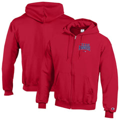 Texas Rangers Champion Eco Powerblend Full-Zip Hoodie - Red Hoodies