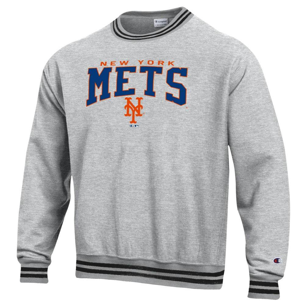 New York Mets Champion Reverse Weave Sweatshirt - Black Sweatshirts