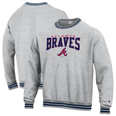 Atlanta Braves Champion Reverse Weave Sweatshirt - Navy Sweatshirts