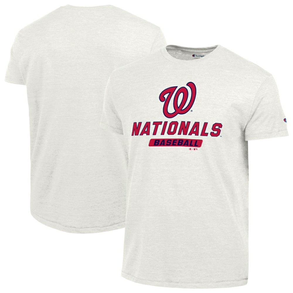 Washington Nationals Champion Ultimate Tri-blend T-Shirt - White T-shirts
