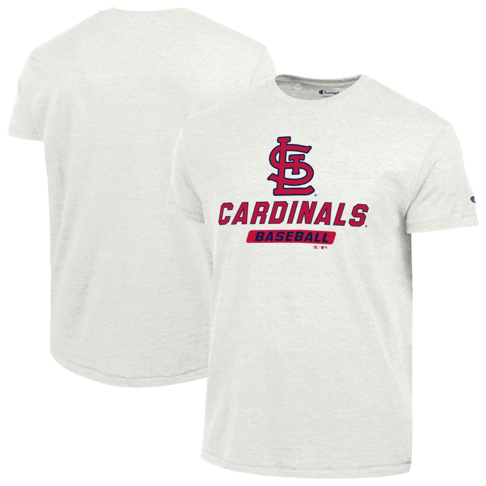 St. Louis Cardinals Champion Ultimate Tri-blend T-Shirt - White T-shirts