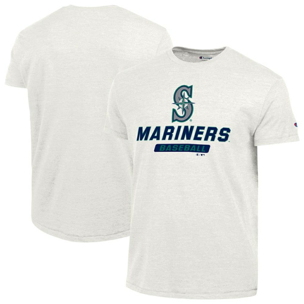 Seattle Mariners Champion Ultimate Tri-blend T-Shirt - White T-shirts