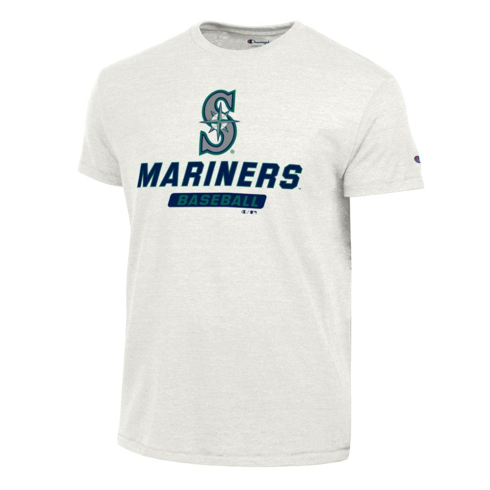 Seattle Mariners Champion Ultimate Tri-blend T-Shirt - White T-shirts