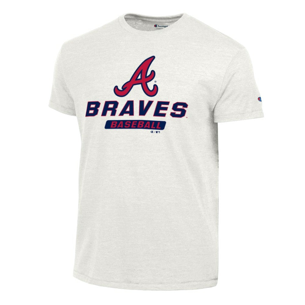 Atlanta Braves Champion Ultimate Tri-blend T-Shirt - White T-shirts