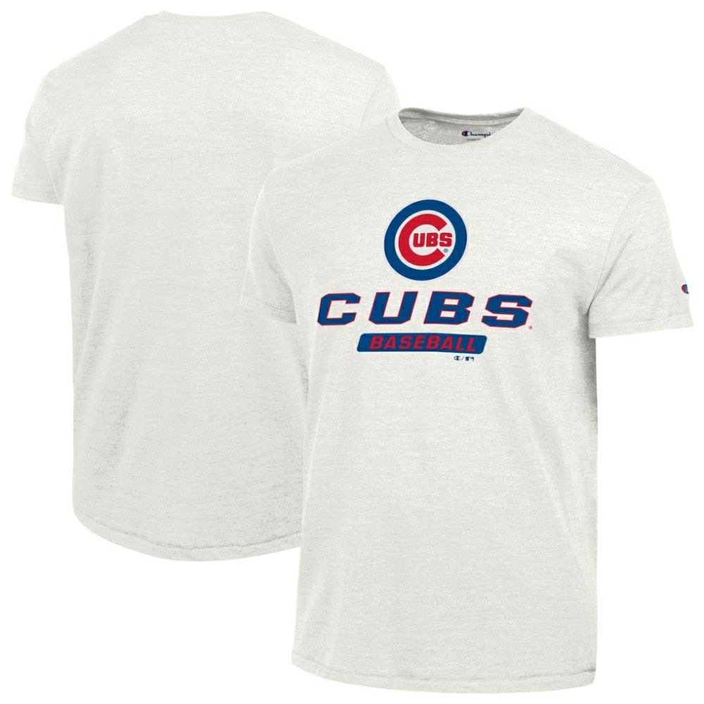 Chicago Cubs Champion Ultimate Tri-blend T-Shirt - White T-shirts
