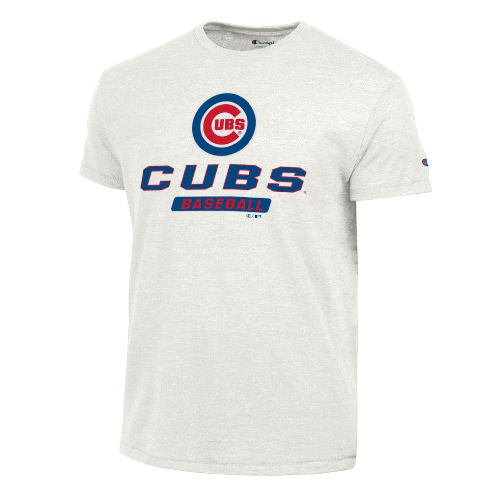 Chicago Cubs Champion Ultimate Tri-blend T-Shirt - White T-shirts