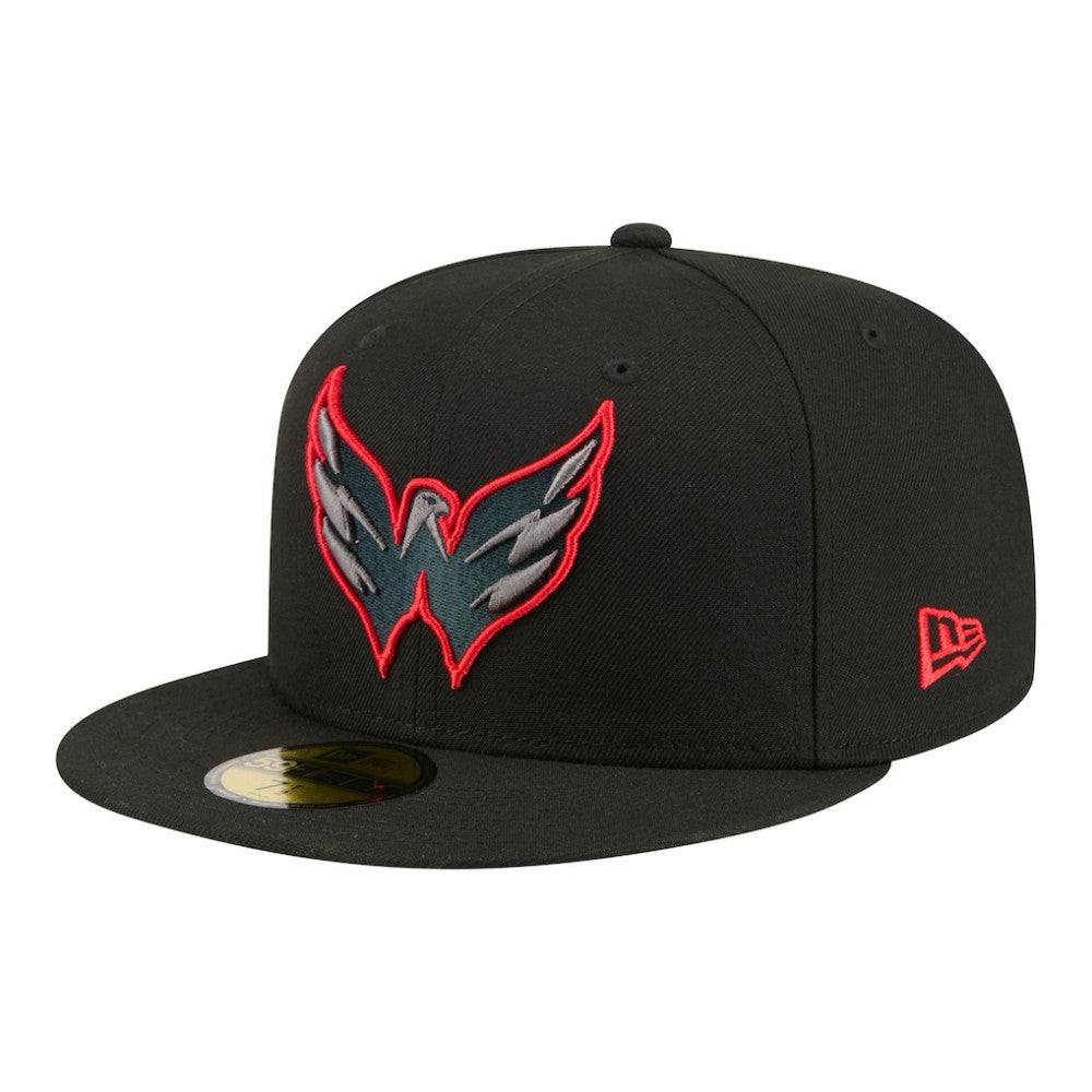 Washington Capitals New Era Color Pop 59FIFTY Fitted Hat - Black | US 203778842