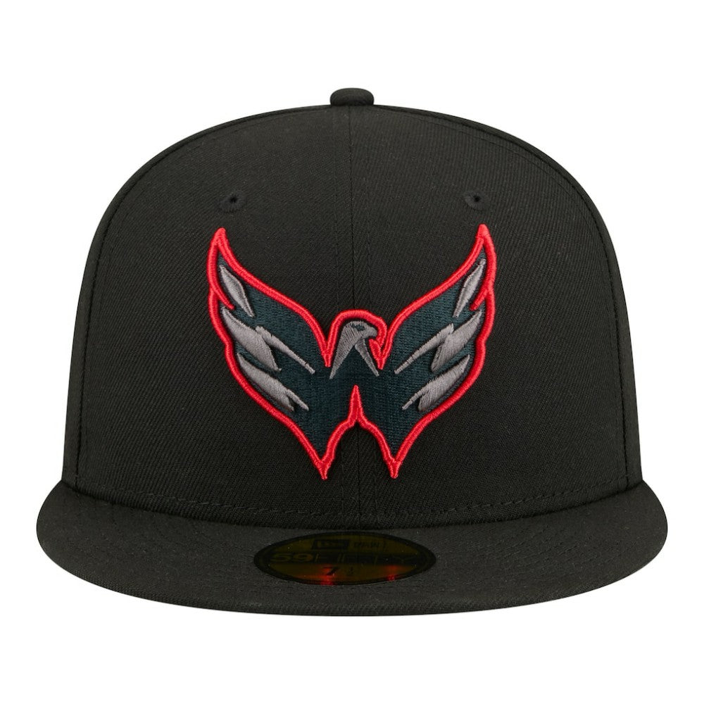 Washington Capitals New Era Color Pop 59FIFTY Fitted Hat - Black | US 203778842