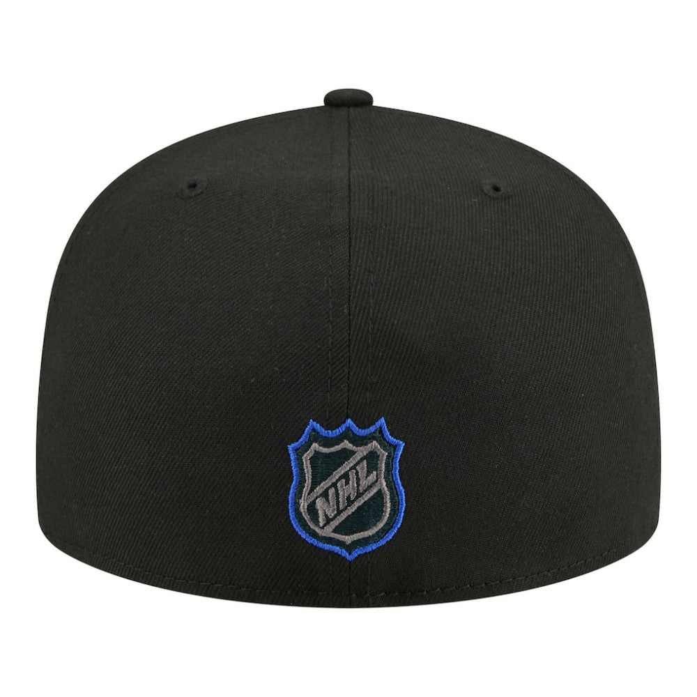 Edmonton Oilers New Era Color Pop 59FIFTY Fitted Hat - Black | US 203778843