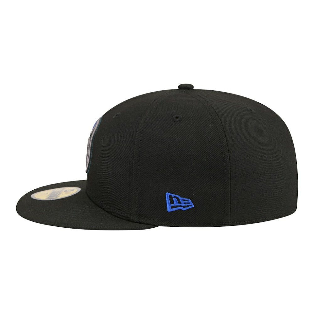 Edmonton Oilers New Era Color Pop 59FIFTY Fitted Hat - Black | US 203778843