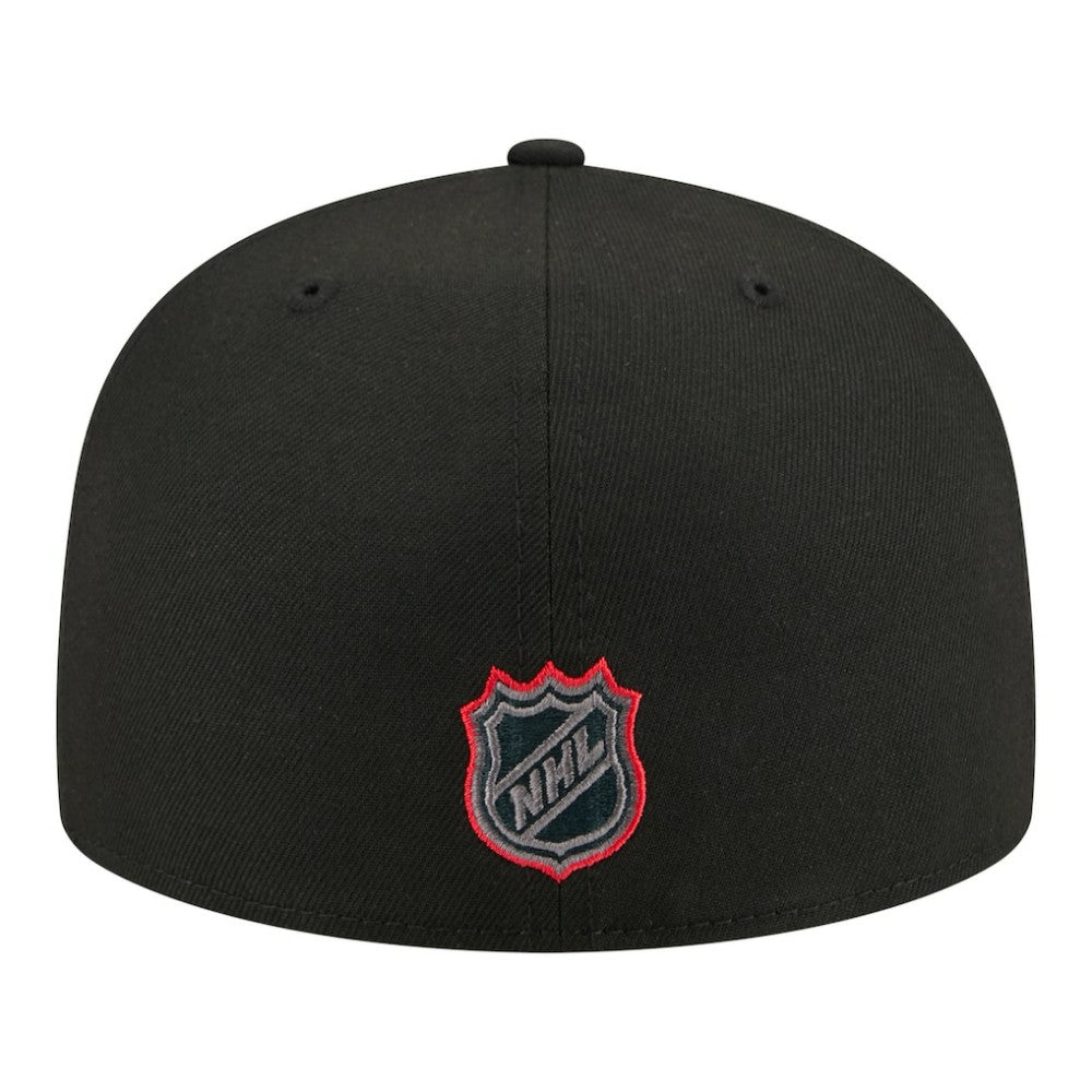 Chicago Blackhawks New Era Color Pop 59FIFTY Fitted Hat - Black | US 203778844