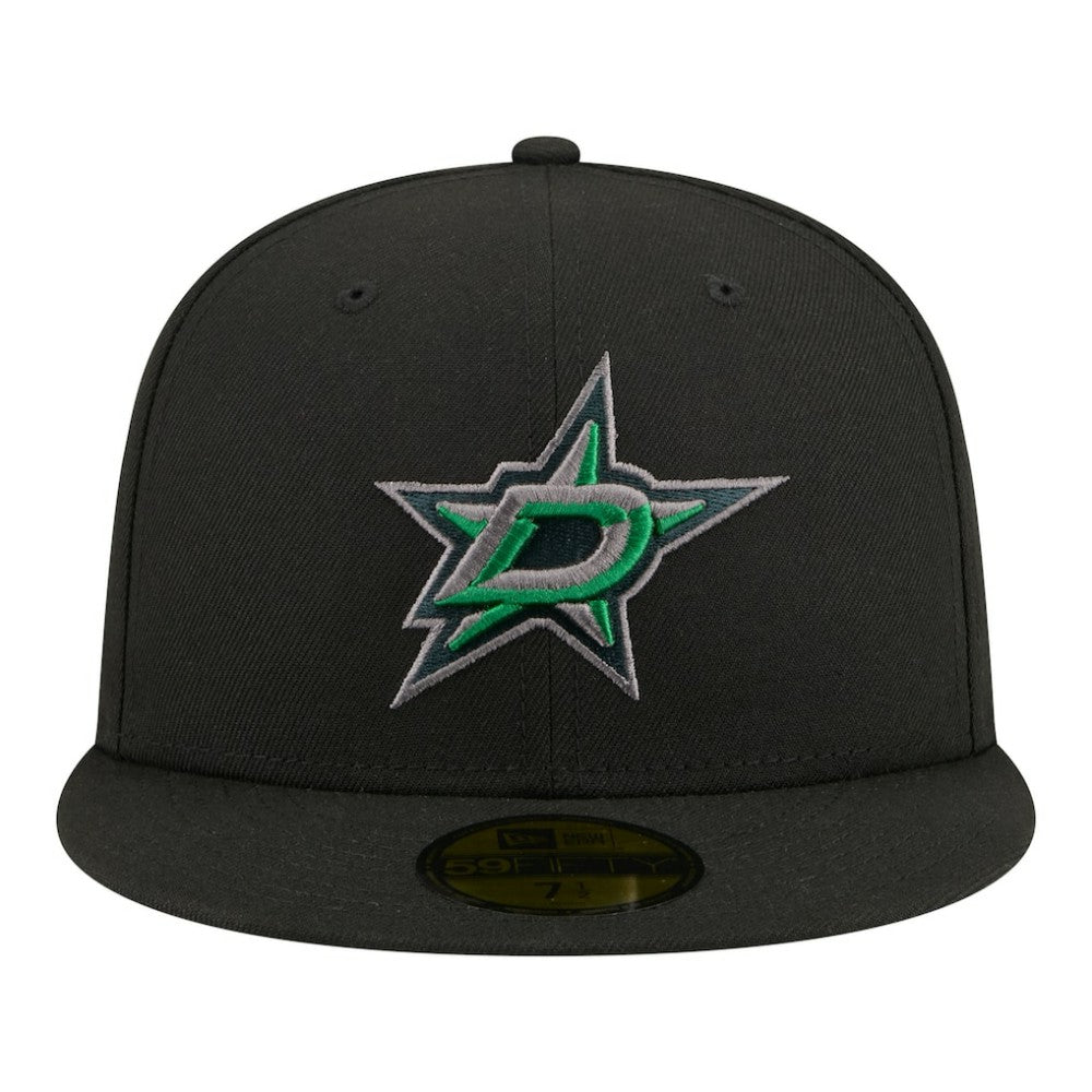 Dallas Stars New Era Color Pop 59FIFTY Fitted Hat - Black | US 203778847
