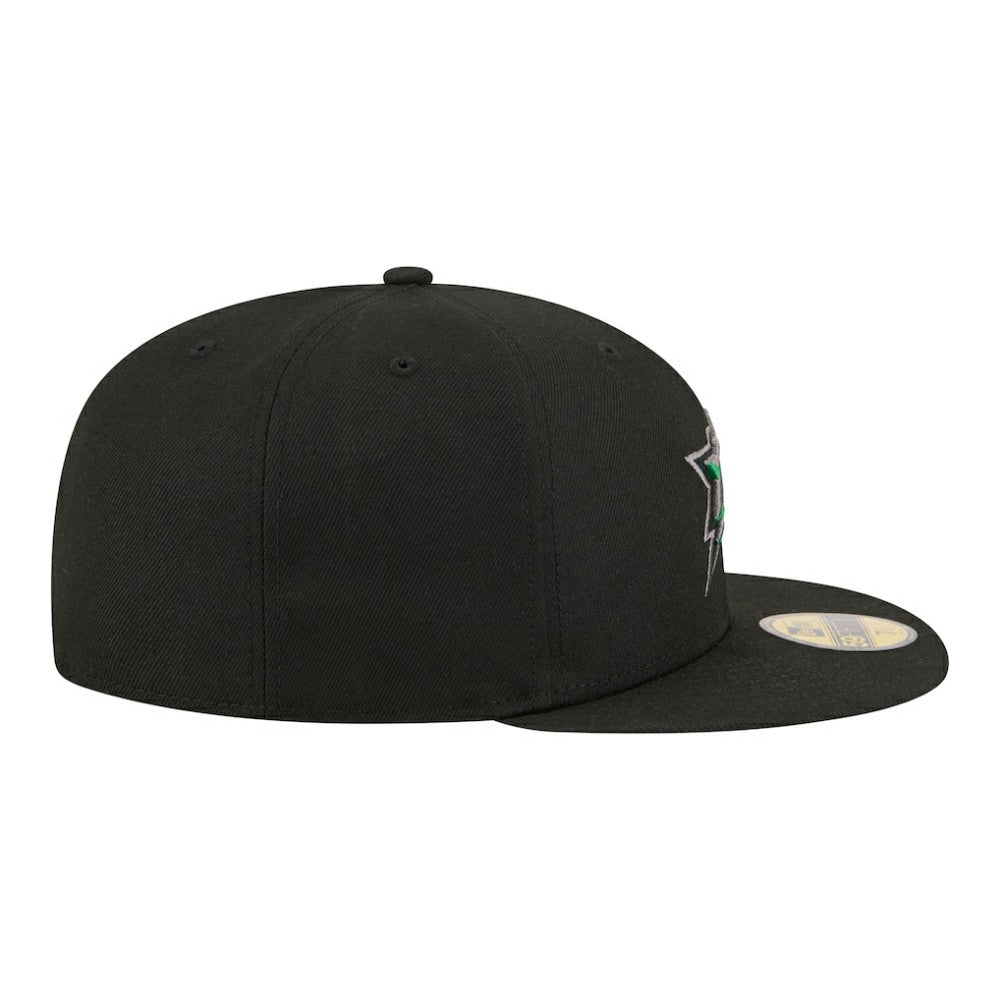 Dallas Stars New Era Color Pop 59FIFTY Fitted Hat - Black | US 203778847