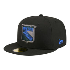 New York Rangers New Era Color Pop 59FIFTY Fitted Hat - Black | US 203778848