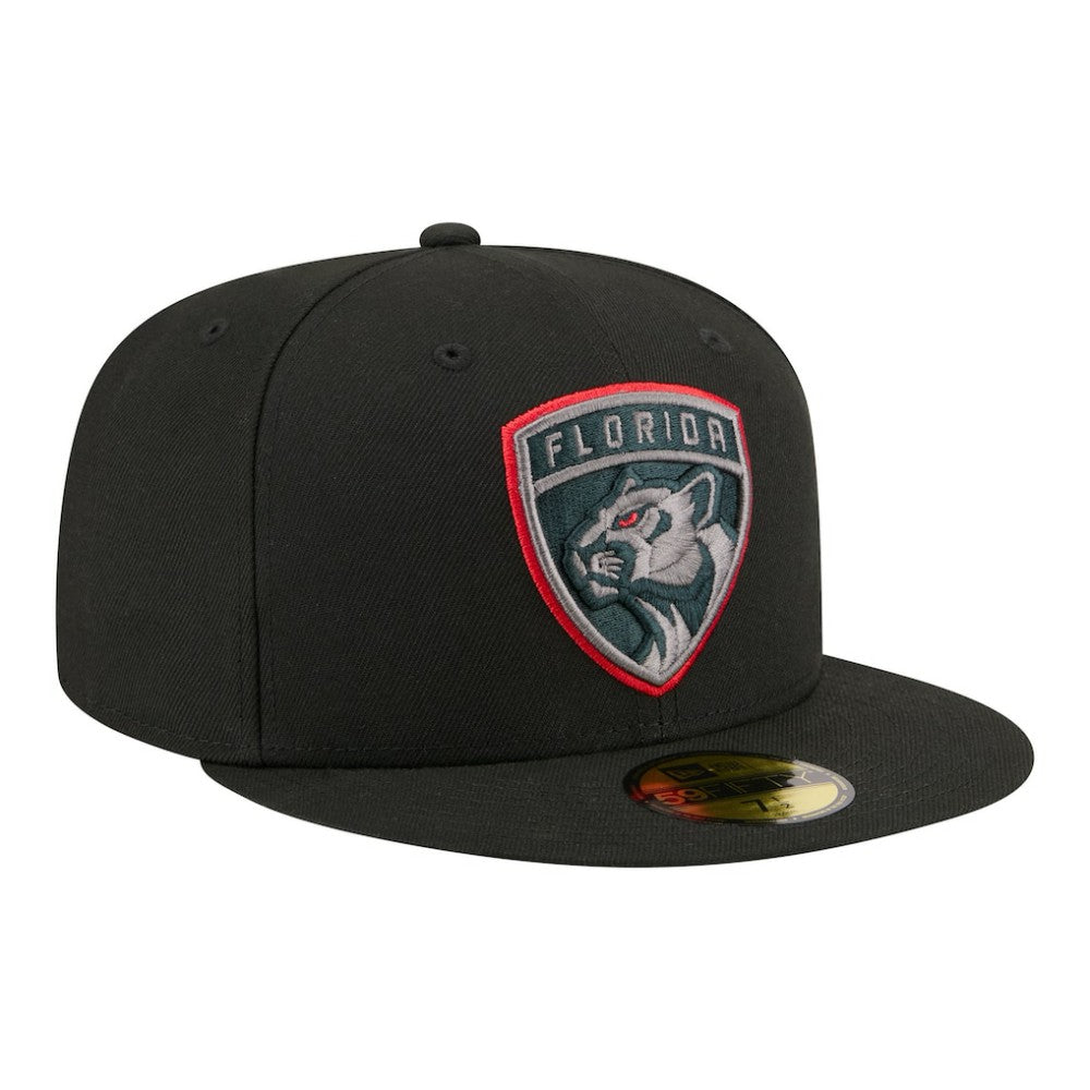Florida Panthers New Era Color Pop 59FIFTY Fitted Hat - Black | US 203778849