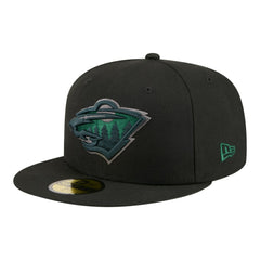 Minnesota Wild New Era Color Pop 59FIFTY Fitted Hat - Black | US 203778851