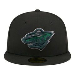 Minnesota Wild New Era Color Pop 59FIFTY Fitted Hat - Black | US 203778851