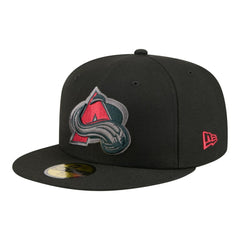 Colorado Avalanche New Era Color Pop 59FIFTY Fitted Hat - Black | US 203778852
