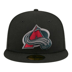 Colorado Avalanche New Era Color Pop 59FIFTY Fitted Hat - Black | US 203778852