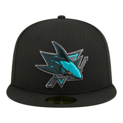 San Jose Sharks New Era Color Pop 59FIFTY Fitted Hat - Black | US 203778853