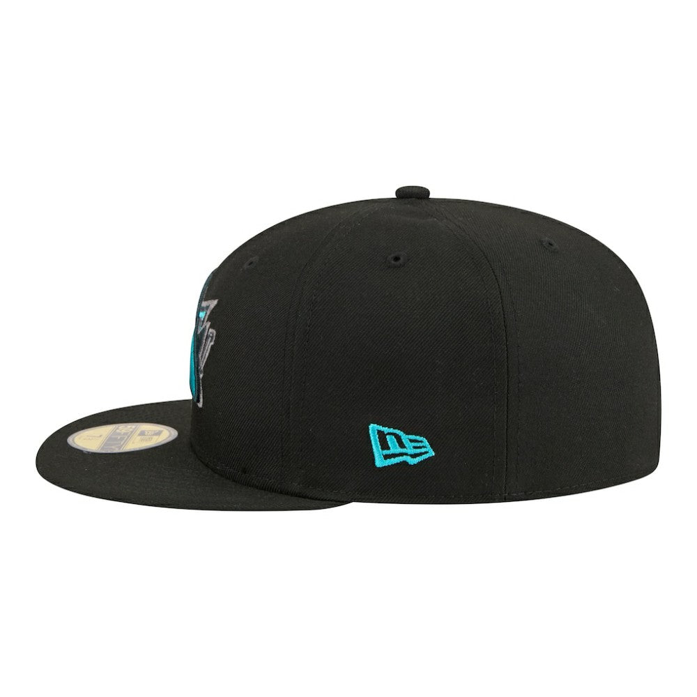 San Jose Sharks New Era Color Pop 59FIFTY Fitted Hat - Black | US 203778853