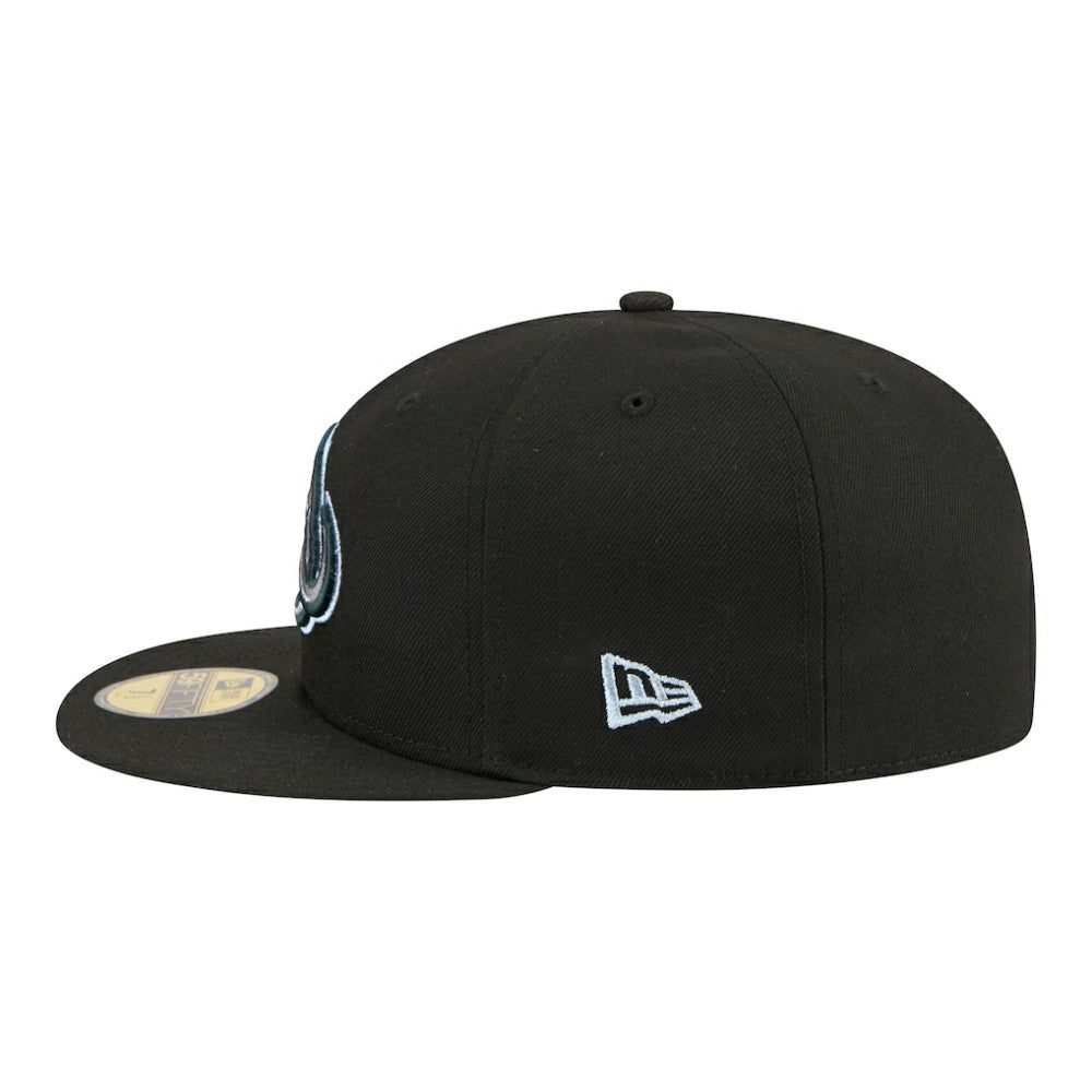 Utah Mammoth New Era Color Pop 59FIFTY Fitted Hat - Black | US 203778855