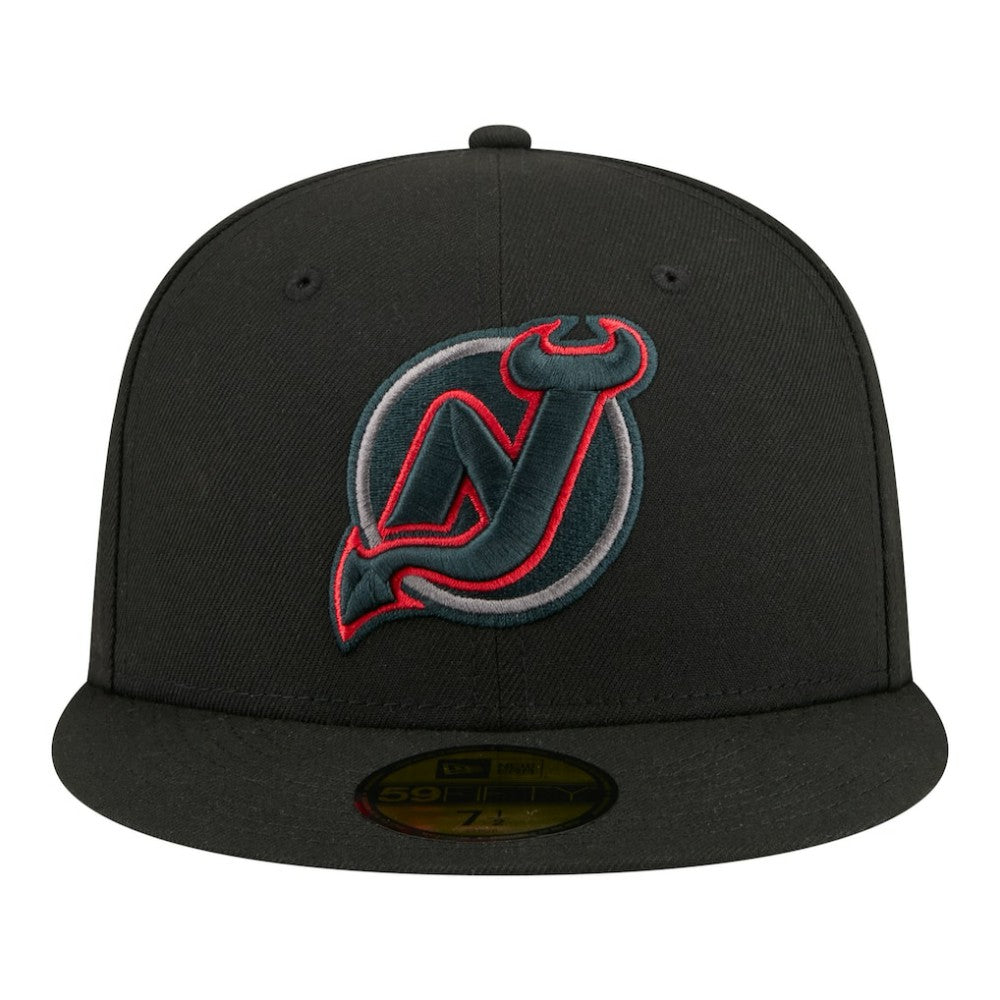 New Jersey Devils New Era Color Pop 59FIFTY Fitted Hat - Black | US 203778858
