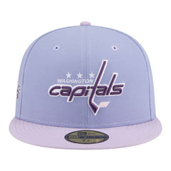 Washington Capitals New Era Lavender Bloom 59FIFTY Fitted Hat - Purple/Light Purple | US 203778859
