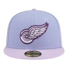 Detroit Red Wings New Era Lavender Bloom 59FIFTY Fitted Hat - Light Purple/Purple | US 203778860