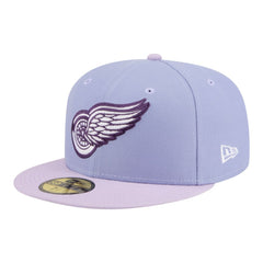 Detroit Red Wings New Era Lavender Bloom 59FIFTY Fitted Hat - Light Purple/Purple | US 203778860