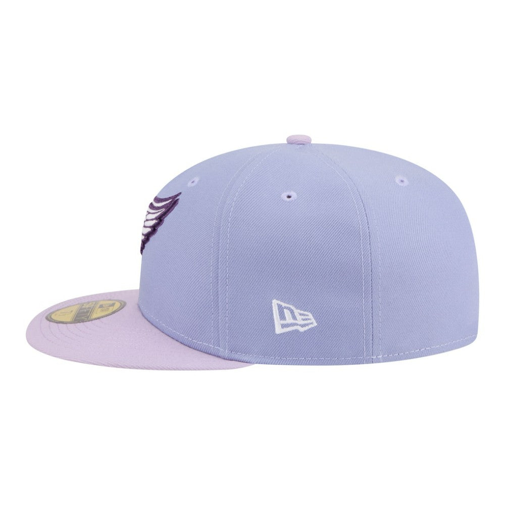 Detroit Red Wings New Era Lavender Bloom 59FIFTY Fitted Hat - Light Purple/Purple | US 203778860