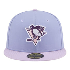 Pittsburgh Penguins New Era Lavender Bloom 59FIFTY Fitted Hat - Light Purple/Purple | US 203778861