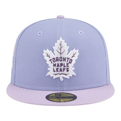 Toronto Maple Leafs New Era Lavender Bloom 59FIFTY Fitted Hat - Light Purple/Purple | US 203778863